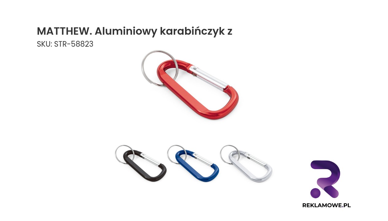 Aluminiowy karabińczyk Matthew