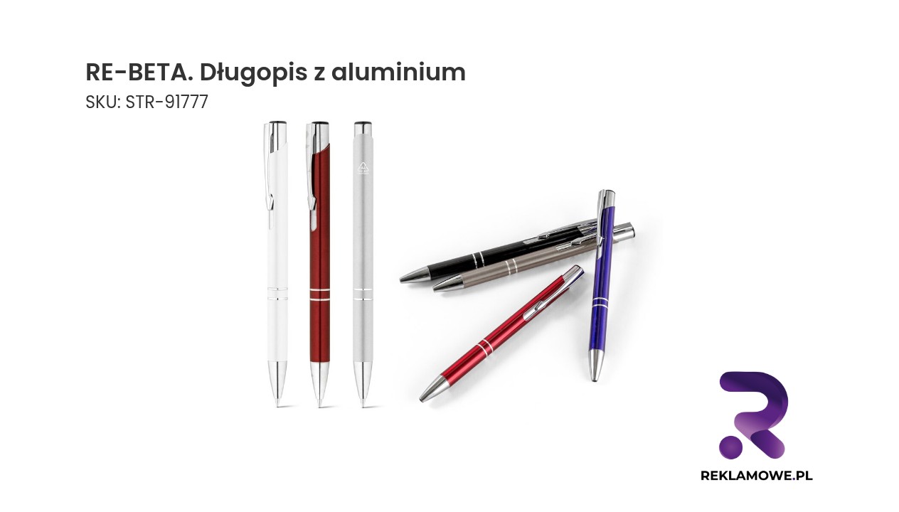 Długopis z aluminium RE-BETA