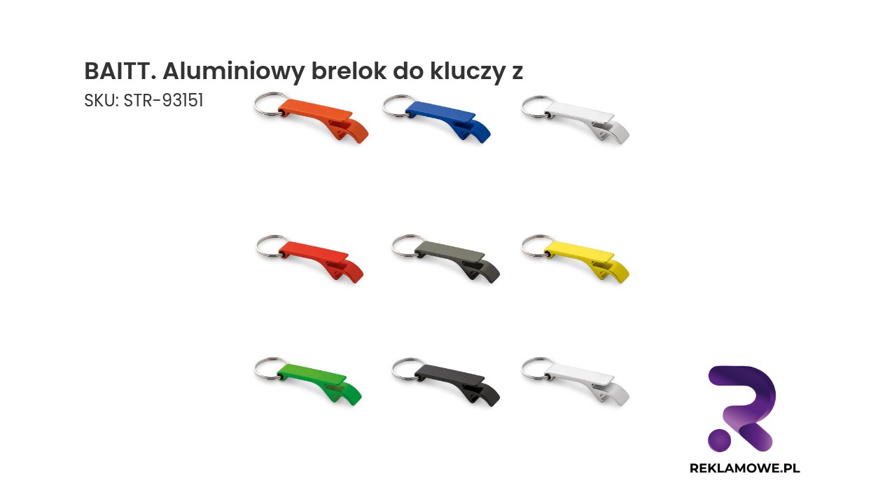 BAITT aluminiowy brelok do kluczy z lekkiego i trwałego aluminium