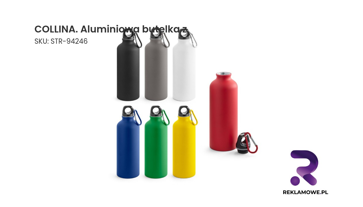 COLLINA aluminiowa butelka z