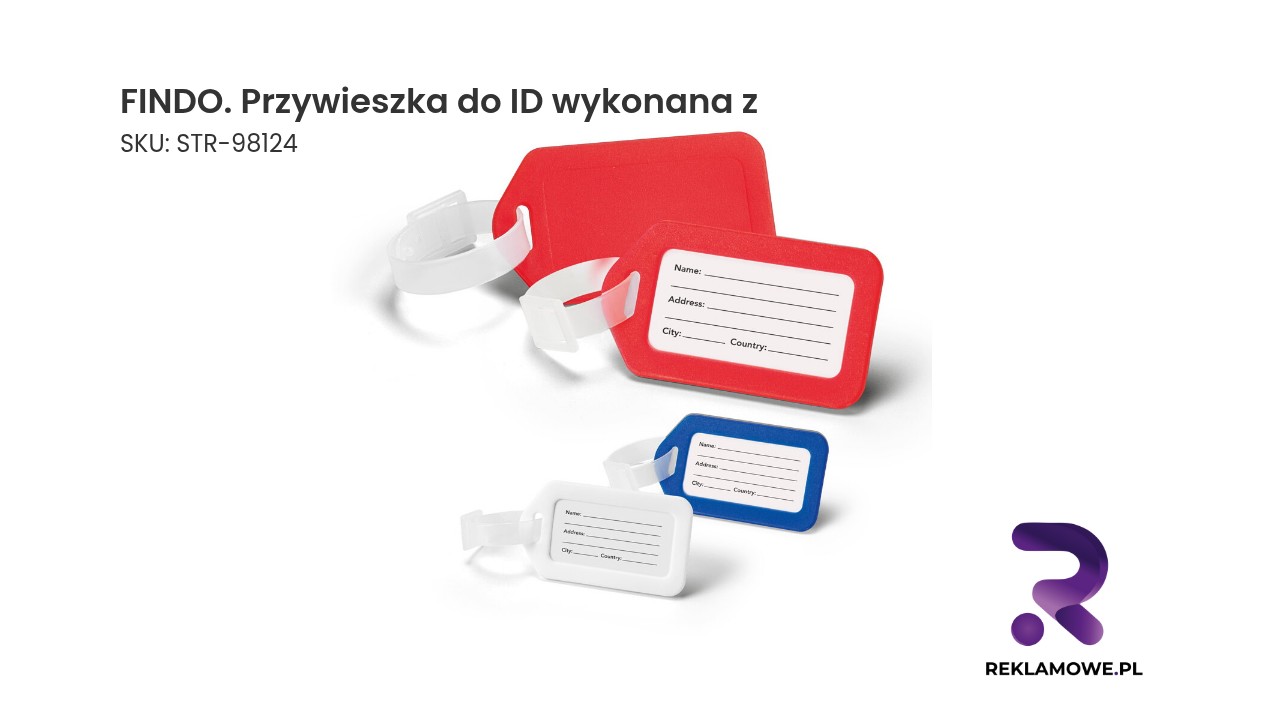 FINDO przywieszka do ID wykonana z trwałego materiału