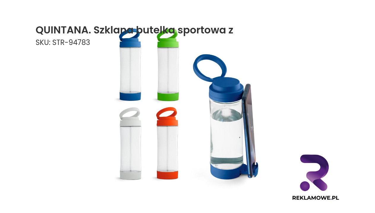QUINTANA szklana butelka sportowa z