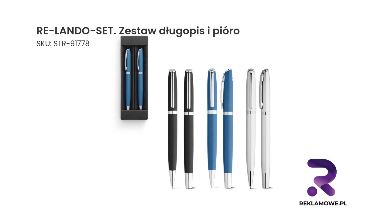 RE-LANDO-SET – zestaw długopis i pióro