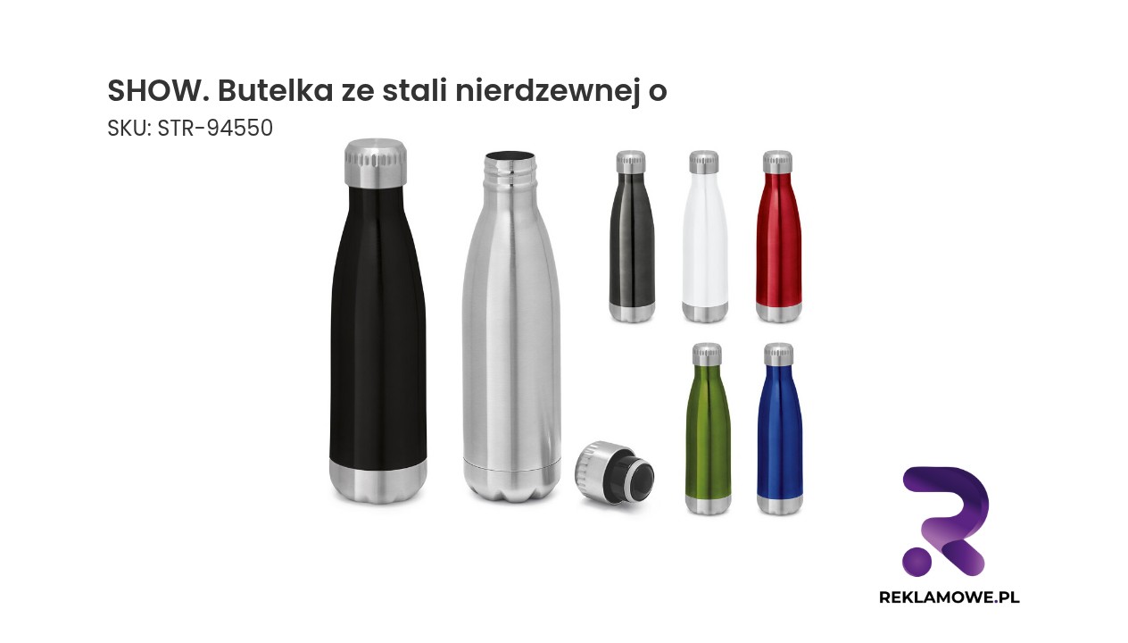 SHOW. Butelka ze stali nierdzewnej o pojemności 510 ml SHOW butelka ze stali nierdzewnej o – zdjęcie produktu